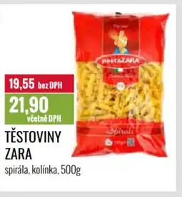 Ratio Těstoviny Zara nabídka