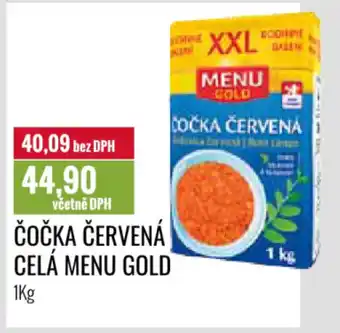 Ratio Čočka červená Celá Menu Gold nabídka