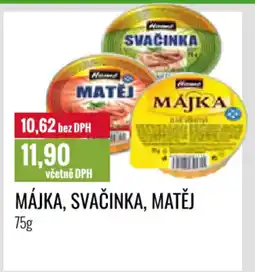 Ratio Májka, svačinka, matěj nabídka