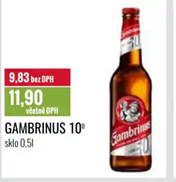 Ratio GAMBRINUS 10° nabídka