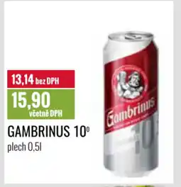 Ratio GAMBRINUS 10° nabídka