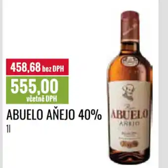 Ratio ABUELO Añejo 40% nabídka