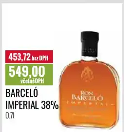 Ratio BARCELÓ Imperial 38% nabídka