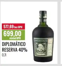 Ratio DIPLOMÁTICO Reserva 40% nabídka