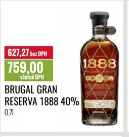 Ratio Brugal Gran Reserva 1888 40% nabídka