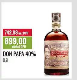 Ratio DON PAPA 40% nabídka