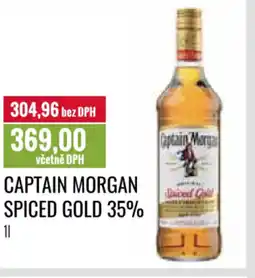 Ratio CAPTAIN MORGAN Spiced gold 35% nabídka