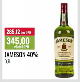 Ratio JAMESON 40% nabídka