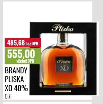 Ratio Brandy Pliska XO 40% nabídka