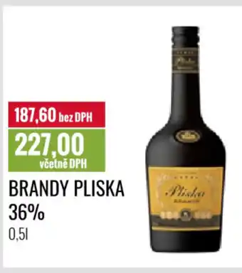 Ratio Brandy Pliska 36% nabídka