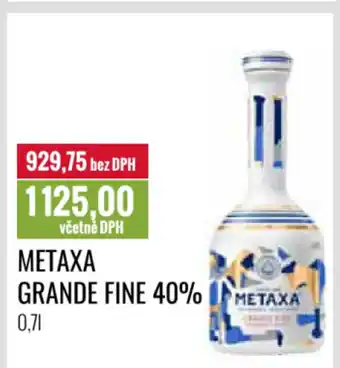 Ratio METAXA Grande fine 40% nabídka