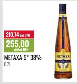 Ratio METAXA 5* 38% nabídka