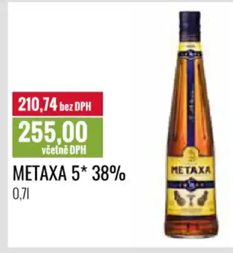 Ratio METAXA 5* 38% nabídka