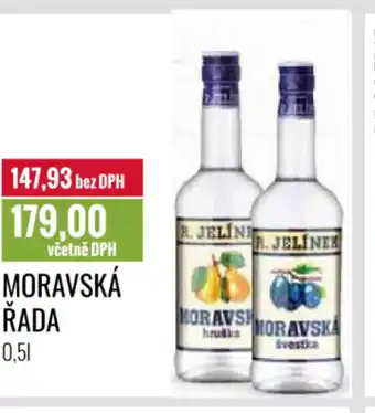 Ratio MORAVSKÁ Řada nabídka