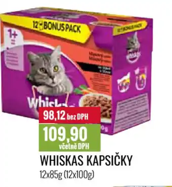 Ratio WHISKAS Kapsičky nabídka