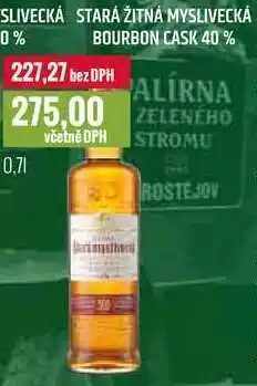 Ratio STARÁ ŽITNÁ MYSLIVECKÁ BOURBON CASK 40% 0,7l nabídka