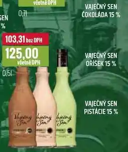 Ratio VAJEČNÝ SEN ČOKOLÁDA 15%/OŘÍŠEK 15%/PISTÁCIE 15% 0,5l nabídka