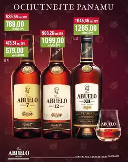 Ratio ABUELO 0,7l, 1l nabídka