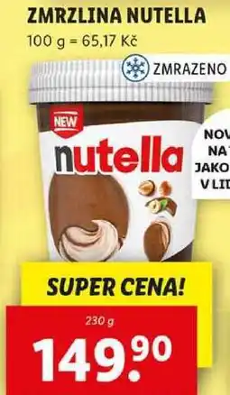 Lidl ZMRZLINA NUTELLA, 230 g nabídka