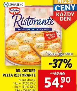 Lidl DR. OETKER PIZZA RISTORANTE, 320 g/340 g/355 g nabídka