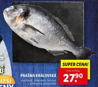 Lidl PRAŽMA KRÁLOVSKÁ, cena za 100 g nabídka