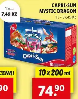 Lidl CAPRI-SUN MYSTIC DRAGON, 10x 200 ml nabídka