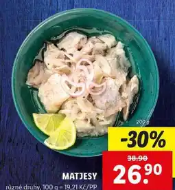 Lidl MATJESY, 200 g nabídka