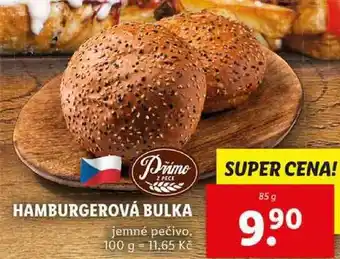 Lidl HAMBURGEROVÁ BULKA, 85 g nabídka