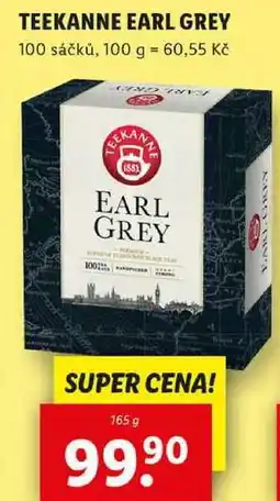 Lidl TEEKANNE EARL GREY 100 sáčků, 165 g nabídka