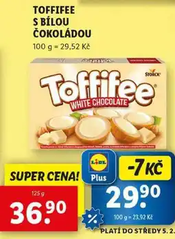 Lidl TOFFIFEE S BÍLOU ČOKOLÁDOU, 125 g nabídka