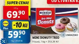 Lidl MINI DONUTY TRIO, 276 g nabídka