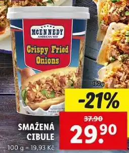 Lidl SMAŽENÁ CIBULE, 150 g nabídka