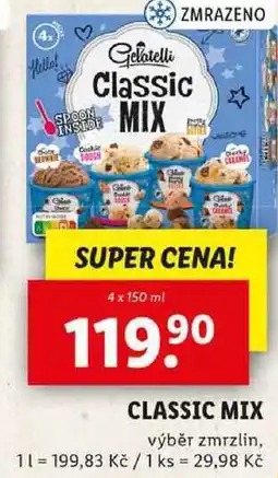 Lidl CLASSIC MIX, 4x 150 ml nabídka