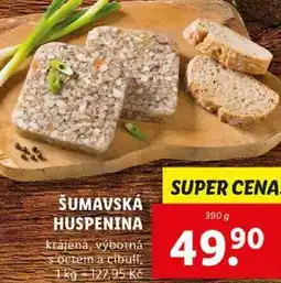 Lidl ŠUMAVSKÁ HUSPENINA, 390 g nabídka