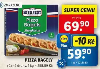 Lidl PIZZA BAGELY, 9x 30 g nabídka