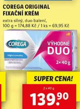 Lidl COREGA ORIGINAL FIXAČNÍ KRÉM, 2x 40 g nabídka