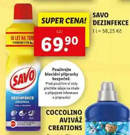 Lidl SAVO DEZINFEKCE, 1,2 l nabídka