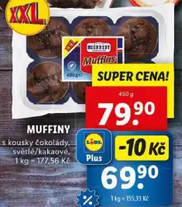 Lidl MUFFINY, 450 g nabídka