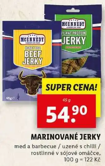 Lidl MARINOVANÉ JERKY, 45 g nabídka