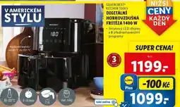 Lidl DIGITÁLNÍ HORKOVZDUŠNÁ FRITÉZA 1400 W nabídka