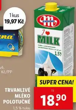 Lidl TRVANLIVÉ MLÉKO POLOTUČNÉ, 1 kg nabídka