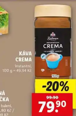 Lidl KÁVA CREMA, 160 g nabídka