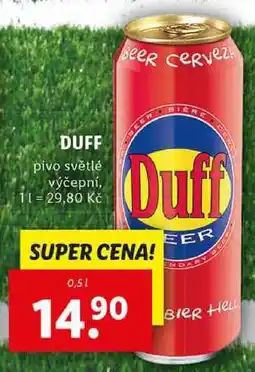 Lidl DUFF, 0,5 l nabídka