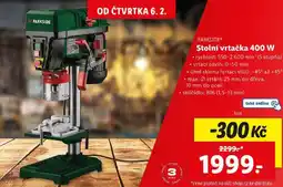 Lidl Stolní vrtačka 400 W nabídka