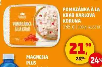 Penny Market POMAZÁNKA À LA KRAB KARLOVA KORUNA, 135 g nabídka