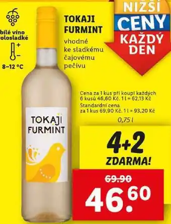 Lidl TOKAJI FURMINT, 0,75 l nabídka