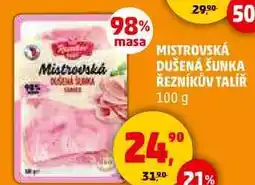 Penny Market MISTROVSKÁ DUŠENÁ ŠUNKA ŘEZNÍKŮV TALÍŘ, 100 g nabídka