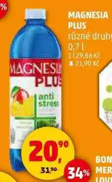 Penny Market MAGNESIA PLUS různé druhy, 0,7 l nabídka