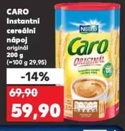 Kaufland CARO Instantní cereální nápoj nabídka