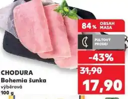 Kaufland CHODURA Bohemia šunka výběrová nabídka